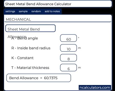 sheet metal cost calculator|sheet metal bending calculator free.